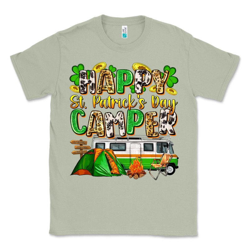Happy St. Patrick's Day Camper Classic Tee by Zillion Design Studio | Teevron