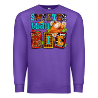 Purple sweeter than pie with pumpkin pie Premium Sweatshirt - AdoDesignShop