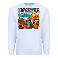 White sweeter than pie with pumpkin pie Premium Sweatshirt - AdoDesignShop