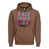 Chestnut race track mom Zipper Hoodie - Zillion Design Studio