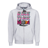 Heather Grey race track mom Zipper Hoodie - Zillion Design Studio