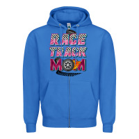 True Royal race track mom Zipper Hoodie - Zillion Design Studio