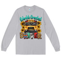 Moon Dust worlds greatest school bus driver Long Sleeve Tee - texasbilliewilder
