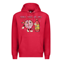 Cardinal will you be my Premium Hoodie - MaliasSmallBusiness