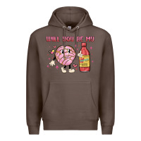 Coffee will you be my Premium Hoodie - MaliasSmallBusiness