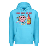Ocean Blue will you be my Premium Hoodie - MaliasSmallBusiness