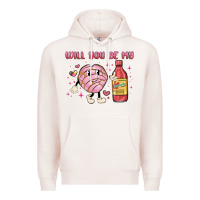 Pale Pink will you be my Premium Hoodie - MaliasSmallBusiness