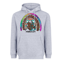 Nurse Life Rainbow Heavyweight Hoodie | Teevron