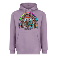 Lavender nurse life rainbow Heavyweight Hoodie - JahusDesignShop