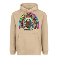 Mushroom nurse life rainbow Heavyweight Hoodie - JahusDesignShop