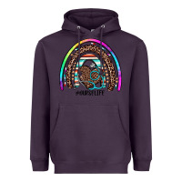 Plum nurse life rainbow Heavyweight Hoodie - JahusDesignShop