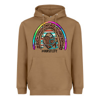 Toasted Coconut nurse life rainbow Heavyweight Hoodie - JahusDesignShop