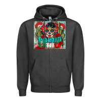 Charcoal Heather proud latina tumbler 3 Zipper Hoodie - CTS Tumbler Store