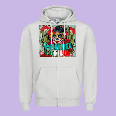 Proud Latina Tumbler 3 Zipper Hoodie Designed By Cts Tumbler Store