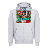 Heather Grey proud latina tumbler 3 Zipper Hoodie - CTS Tumbler Store