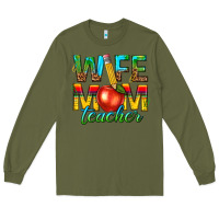 Army Green wife mom teacher Long Sleeve Tee - texasbilliewilder