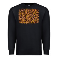Black leopard glitter background Premium Sweatshirt - JahusDesignShop
