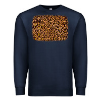 Navy leopard glitter background Premium Sweatshirt - JahusDesignShop