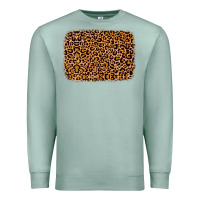 Seafoam leopard glitter background Premium Sweatshirt - JahusDesignShop