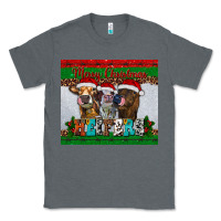 Charcoal Heather merry christmas heifers Classic Tee - RanaPortraitStore