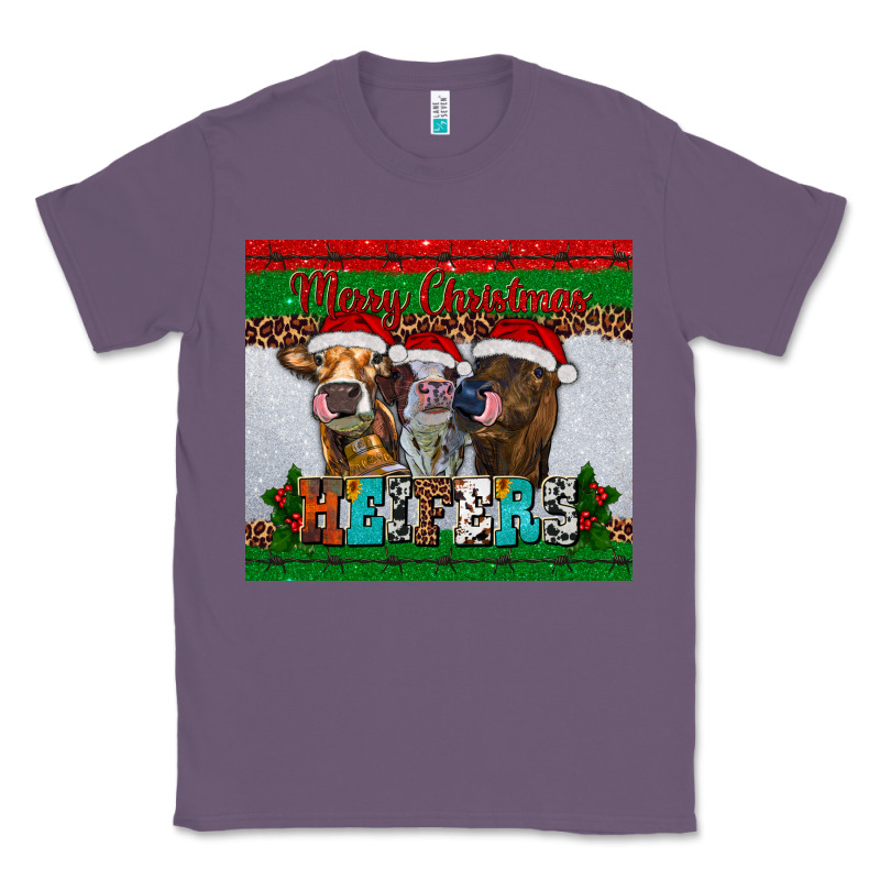 Merry Christmas Heifers Classic Tee by RanaPortraitStore | Teevron