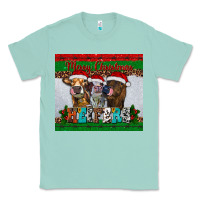Seafoam merry christmas heifers Classic Tee - RanaPortraitStore