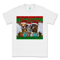 White merry christmas heifers Classic Tee - RanaPortraitStore