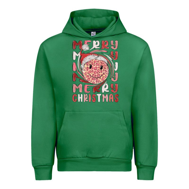 Merry Christmas Smiling Face Urban Hoodie by MaliasSmallBusiness | Teevron