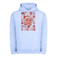 Pigment Grape Ice merry christmas smiling face Urban Hoodie - MaliasSmallBusiness