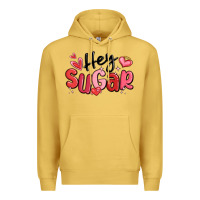 Antique Gold hey sugar valentines day Premium Hoodie - MaliasSmallBusiness
