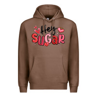 Chestnut hey sugar valentines day Premium Hoodie - MaliasSmallBusiness