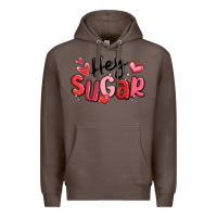 Coffee hey sugar valentines day Premium Hoodie - MaliasSmallBusiness