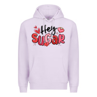 Lilac hey sugar valentines day Premium Hoodie - MaliasSmallBusiness