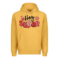 Mustard hey sugar valentines day Premium Hoodie - MaliasSmallBusiness