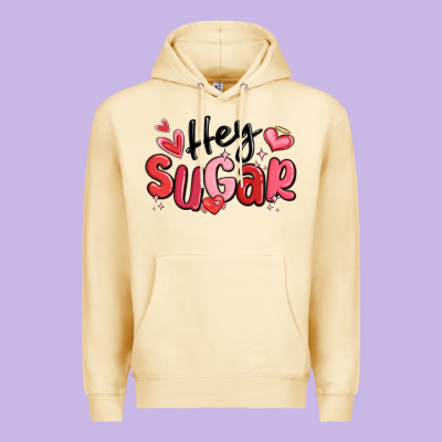 Hey Sugar Valentines Day Premium Hoodie Designed By Maliassmallbusiness