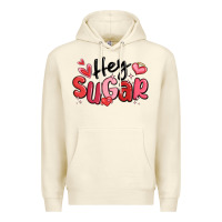 Sandshell hey sugar valentines day Premium Hoodie - MaliasSmallBusiness
