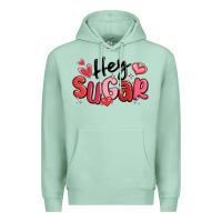 Seafoam hey sugar valentines day Premium Hoodie - MaliasSmallBusiness