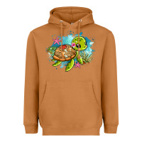 Meerkat ocean with turtle Heavyweight Hoodie - AdoDesignShop