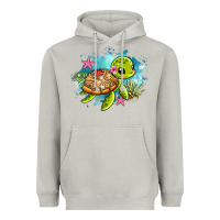 Moon Dust ocean with turtle Heavyweight Hoodie - AdoDesignShop