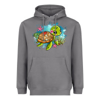 Storm ocean with turtle Heavyweight Hoodie - AdoDesignShop