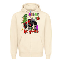 Sandshell ready to crush 1st grade Zipper Hoodie - Zillion Design Studio
