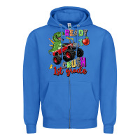 True Royal ready to crush 1st grade Zipper Hoodie - Zillion Design Studio