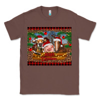 Chestnut merry christmas cow pig and horse Classic Tee - RanaPortraitStore