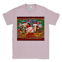 Lilac merry christmas cow pig and horse Classic Tee - RanaPortraitStore