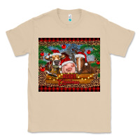 Mushroom merry christmas cow pig and horse Classic Tee - RanaPortraitStore