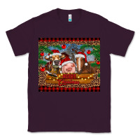 Plum merry christmas cow pig and horse Classic Tee - RanaPortraitStore