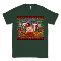 Sports Green merry christmas cow pig and horse Classic Tee - RanaPortraitStore