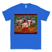 True Royal merry christmas cow pig and horse Classic Tee - RanaPortraitStore