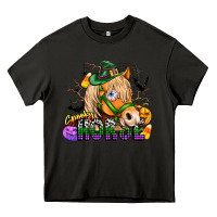 Asphalt spooky horse Heavy Core Tee - CowhideDigitalArt