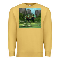 Antique Gold ankylosaurus tumbler Premium Sweatshirt - Artiststas